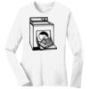 1-DAY RUSH NO MINIMUM Ladies Long Sleeve Crew Neck T-Shirt Thumbnail