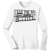 1-DAY RUSH NO MINIMUM Ladies Long Sleeve Crew Neck T-Shirt Thumbnail