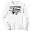 1-DAY RUSH NO MINIMUM Ladies Long Sleeve Crew Neck T-Shirt Thumbnail