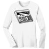 1-DAY RUSH NO MINIMUM Ladies Long Sleeve Crew Neck T-Shirt Thumbnail
