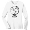 1-DAY RUSH NO MINIMUM Ladies Long Sleeve Crew Neck T-Shirt Thumbnail