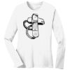 1-DAY RUSH NO MINIMUM Ladies Long Sleeve Crew Neck T-Shirt Thumbnail