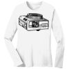 1-DAY RUSH NO MINIMUM Ladies Long Sleeve Crew Neck T-Shirt Thumbnail