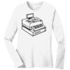 1-DAY RUSH NO MINIMUM Ladies Long Sleeve Crew Neck T-Shirt Thumbnail