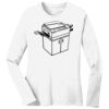 1-DAY RUSH NO MINIMUM Ladies Long Sleeve Crew Neck T-Shirt Thumbnail