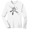 1-DAY RUSH NO MINIMUM Ladies Long Sleeve Crew Neck T-Shirt Thumbnail