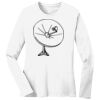 1-DAY RUSH NO MINIMUM Ladies Long Sleeve Crew Neck T-Shirt Thumbnail