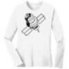 1-DAY RUSH NO MINIMUM Ladies Long Sleeve Crew Neck T-Shirt Thumbnail