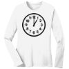1-DAY RUSH NO MINIMUM Ladies Long Sleeve Crew Neck T-Shirt Thumbnail