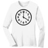 1-DAY RUSH NO MINIMUM Ladies Long Sleeve Crew Neck T-Shirt Thumbnail