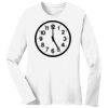 1-DAY RUSH NO MINIMUM Ladies Long Sleeve Crew Neck T-Shirt Thumbnail