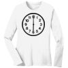 1-DAY RUSH NO MINIMUM Ladies Long Sleeve Crew Neck T-Shirt Thumbnail