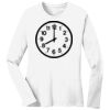 1-DAY RUSH NO MINIMUM Ladies Long Sleeve Crew Neck T-Shirt Thumbnail