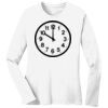 1-DAY RUSH NO MINIMUM Ladies Long Sleeve Crew Neck T-Shirt Thumbnail
