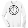 1-DAY RUSH NO MINIMUM Ladies Long Sleeve Crew Neck T-Shirt Thumbnail