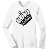 1-DAY RUSH NO MINIMUM Ladies Long Sleeve Crew Neck T-Shirt Thumbnail