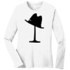 1-DAY RUSH NO MINIMUM Ladies Long Sleeve Crew Neck T-Shirt Thumbnail