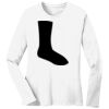 1-DAY RUSH NO MINIMUM Ladies Long Sleeve Crew Neck T-Shirt Thumbnail