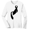 1-DAY RUSH NO MINIMUM Ladies Long Sleeve Crew Neck T-Shirt Thumbnail