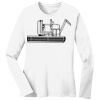 1-DAY RUSH NO MINIMUM Ladies Long Sleeve Crew Neck T-Shirt Thumbnail