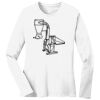 1-DAY RUSH NO MINIMUM Ladies Long Sleeve Crew Neck T-Shirt Thumbnail