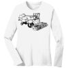 1-DAY RUSH NO MINIMUM Ladies Long Sleeve Crew Neck T-Shirt Thumbnail