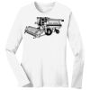 1-DAY RUSH NO MINIMUM Ladies Long Sleeve Crew Neck T-Shirt Thumbnail