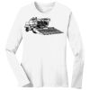 1-DAY RUSH NO MINIMUM Ladies Long Sleeve Crew Neck T-Shirt Thumbnail