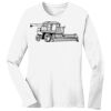 1-DAY RUSH NO MINIMUM Ladies Long Sleeve Crew Neck T-Shirt Thumbnail