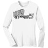 1-DAY RUSH NO MINIMUM Ladies Long Sleeve Crew Neck T-Shirt Thumbnail