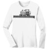 1-DAY RUSH NO MINIMUM Ladies Long Sleeve Crew Neck T-Shirt Thumbnail