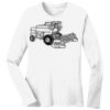 1-DAY RUSH NO MINIMUM Ladies Long Sleeve Crew Neck T-Shirt Thumbnail