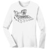 1-DAY RUSH NO MINIMUM Ladies Long Sleeve Crew Neck T-Shirt Thumbnail