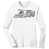 1-DAY RUSH NO MINIMUM Ladies Long Sleeve Crew Neck T-Shirt Thumbnail