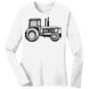 1-DAY RUSH NO MINIMUM Ladies Long Sleeve Crew Neck T-Shirt Thumbnail