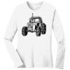 1-DAY RUSH NO MINIMUM Ladies Long Sleeve Crew Neck T-Shirt Thumbnail