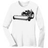 1-DAY RUSH NO MINIMUM Ladies Long Sleeve Crew Neck T-Shirt Thumbnail
