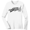 1-DAY RUSH NO MINIMUM Ladies Long Sleeve Crew Neck T-Shirt Thumbnail