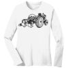 1-DAY RUSH NO MINIMUM Ladies Long Sleeve Crew Neck T-Shirt Thumbnail