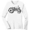 1-DAY RUSH NO MINIMUM Ladies Long Sleeve Crew Neck T-Shirt Thumbnail