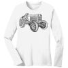 1-DAY RUSH NO MINIMUM Ladies Long Sleeve Crew Neck T-Shirt Thumbnail