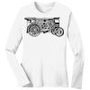 1-DAY RUSH NO MINIMUM Ladies Long Sleeve Crew Neck T-Shirt Thumbnail