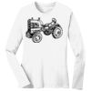 1-DAY RUSH NO MINIMUM Ladies Long Sleeve Crew Neck T-Shirt Thumbnail