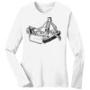 1-DAY RUSH NO MINIMUM Ladies Long Sleeve Crew Neck T-Shirt Thumbnail