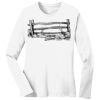 1-DAY RUSH NO MINIMUM Ladies Long Sleeve Crew Neck T-Shirt Thumbnail