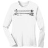 1-DAY RUSH NO MINIMUM Ladies Long Sleeve Crew Neck T-Shirt Thumbnail
