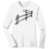 1-DAY RUSH NO MINIMUM Ladies Long Sleeve Crew Neck T-Shirt Thumbnail