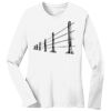 1-DAY RUSH NO MINIMUM Ladies Long Sleeve Crew Neck T-Shirt Thumbnail