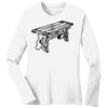 1-DAY RUSH NO MINIMUM Ladies Long Sleeve Crew Neck T-Shirt Thumbnail