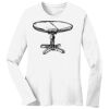 1-DAY RUSH NO MINIMUM Ladies Long Sleeve Crew Neck T-Shirt Thumbnail